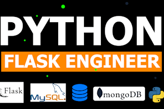 be your flask developer and help with python script