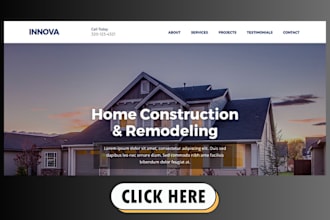 design captivating home renovation website, flooring website roofing website
