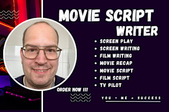 write an amazing scriptwriting screenplay movie script screenwriting filmscript