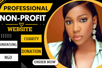 nonprofit website for charity, 501c3 fundraising ngo, grant with donation system