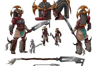 draw original character designs for games and comics
