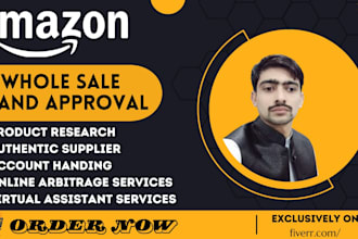 do amazon wholesale,online arbitrage and brand approval specialist