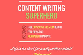 write expert SEO articles and human written blog posts