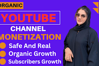 do fast organic youtube channel promotion and monetization