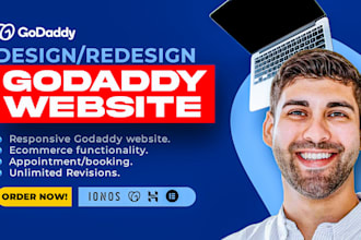 build godaddy website redesign godaddy website design godaddy ecommerce website