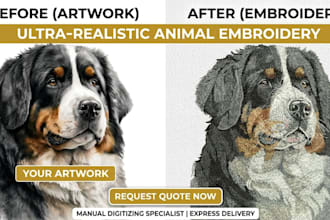 embroidery digitizing logo for you