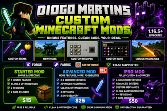 make a custom minecraft mod