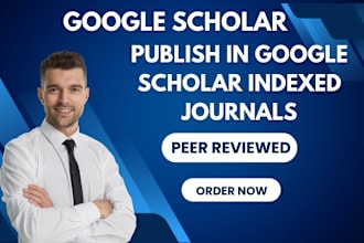 write and publish articles in google scholar peer reviewed indexed journal