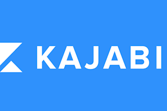 design a stunning kajabi website, kajabi landing page, online course upload