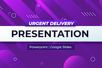 do powerpoint presentation design and pitch deck