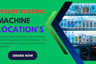 be vending machine locator to place your vending or atm machine by cold calling