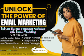 set up mailchimp klaviyo email marketing flows for shopify ecommerce salesfunnel