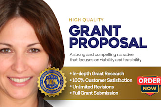 do grant research, grant writing, proposal and apply grants