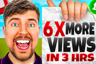 create high quality youtube thumbnails within 24 hours