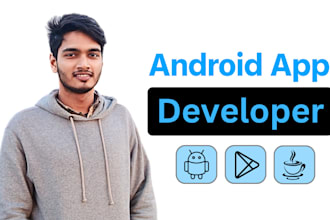 do android app development in java and develop custom apps