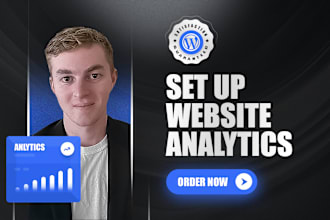 set up website analytics and optimize your conversion rate