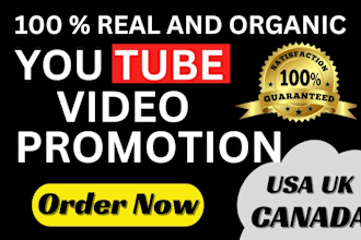do organic youtube video promotion to 50 million  people