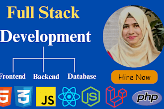be your full stack web developer and website programmer