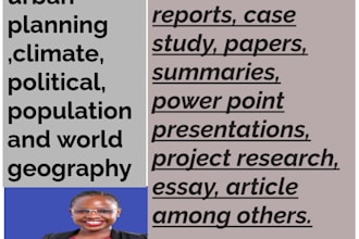 do human urban planning ,climate, political, population and world geography