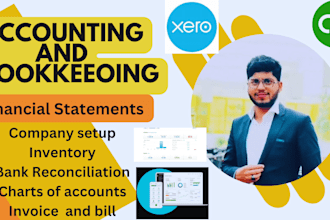 do accounting and bookkeeping  in xero, myob quickbooks and zoho books