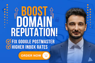 boost domain IP reputation on google postmaster for a higher inbox rate