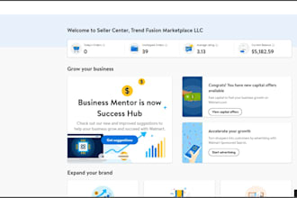 manage your walmart dropshiing or 2 step accounts