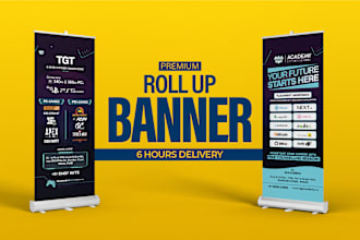 design premium roll up banner, pull up banner, standee for your event