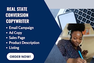 do a high converting real estate copywriting on emails