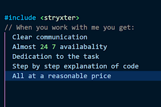 create, change or debug your c or cpp code