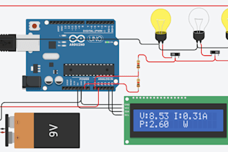 do arduino programming, electrical circuit projects in tinkercad