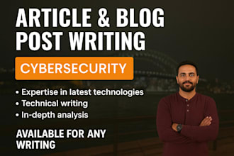 write technical articles , content and papers