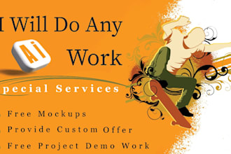 do any adobe illustrator work in just 8 hours