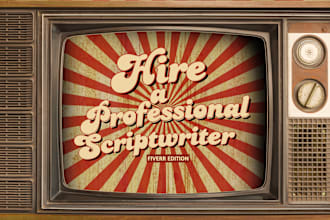 be your movie scriptwriter, movie screenplay, movie screeplay writing
