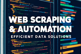 provide expert web automation and web scraping services using selenium