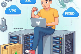 install SSL or fix, change domain, and setup redirection