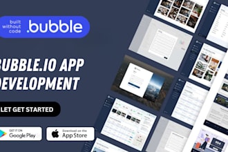 create bubble io bubble developer adalo app bubble saas mvp flutterflow expert