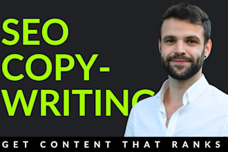 be your SEO website content writer