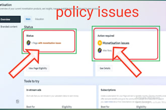 do facebook pages monetization issues remove in 30 minute