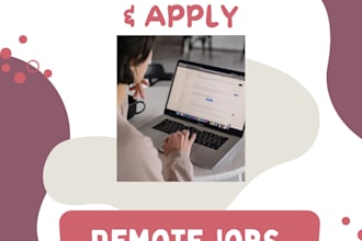 search and apply for job, remote work on your behalf