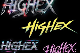 create your logo for edm hardstyle electronic music producers and djs
