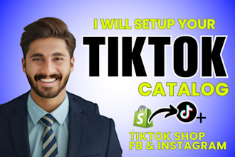 setup tiktok shop, link tik tok catalog with shopify and sync products on tiktok