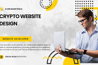 design complete sales guarantee forex crypto investment trading website