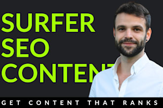 create surfer SEO content for your website