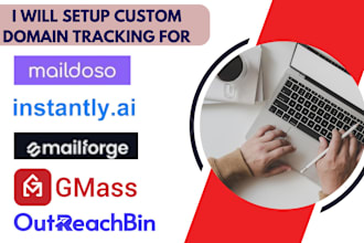 setup custom domain tracking on mailforge maildoso outreachbin reachinbox