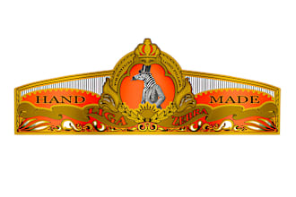 do premium cigar logo, labels, brands or any graphics design