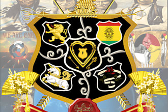 make luxury heraldic, coat of arms logo or any graphics design