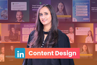design linkedin banners, carousels and cheatsheets that instantly grab attention