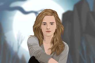 draw a realistic personalized cartoon of you