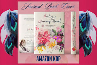 design a cover for the KDP book, ebook, and cover for the journal