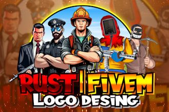 design roleplay logo for fivem and discord